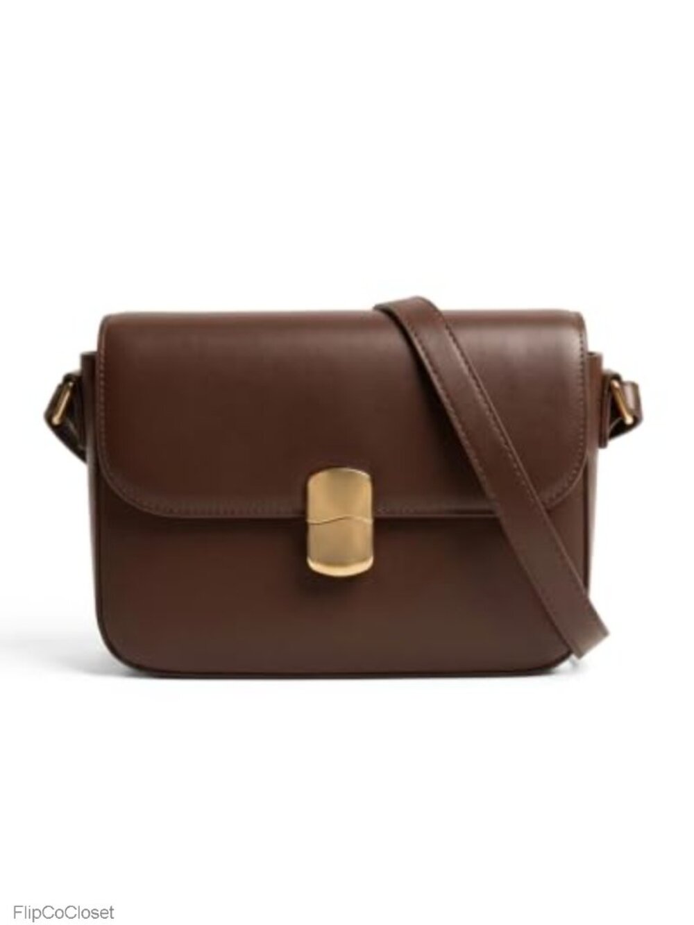 Small Vegan Leather Crossbody Shoulder Bag Adjustable Strap